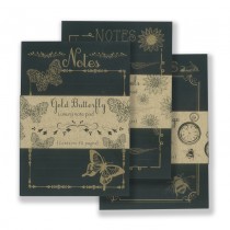 A6 Black Pad Metallic Ink